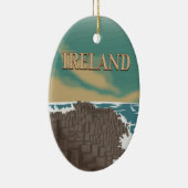Reisposter Reuzenpad Ierland Keramisch Ornament (Rechts)