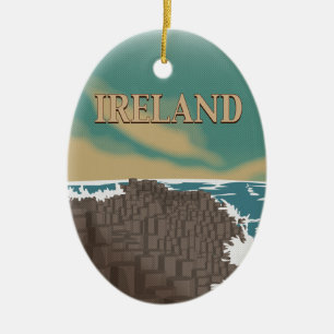 Reisposter Reuzenpad Ierland Keramisch Ornament