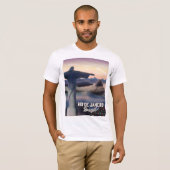Reisposter Rio De Janeiro Brazilië. T-shirt (Voorkant volledig)