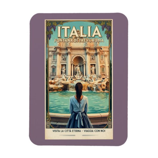 Reisposter/Roma Magneet (Verticaal)