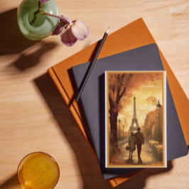Reisposter, Romance in Parijs aanpasbaar Briefkaart