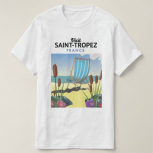 Reisposter Saint-Tropez Frankrijk T-shirt