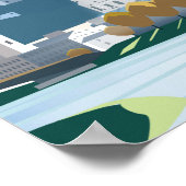 Reisposter Salzburg Oostenrijk Poster (Hoek)