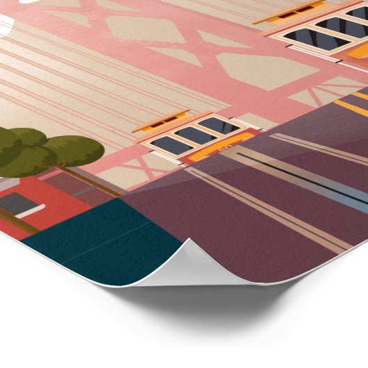 Reisposter San Francisco Poster (Hoek)