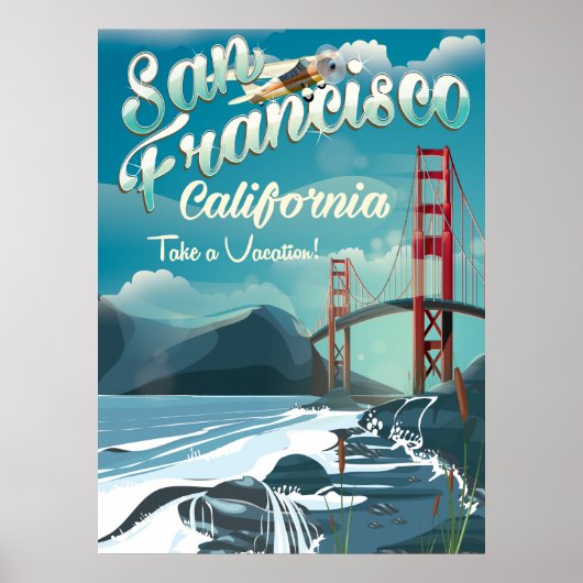 Reisposter San Francisco Vacation Poster (Voorkant)