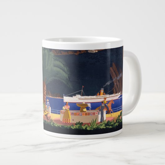 Reisposter - Santa Catalina Island, Californië Grote Koffiekop (Voorkant rechts)