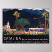 Reisposter - Santa Catalina Island, Californië Poster (Voorkant)