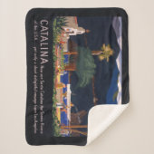 Reisposter - Santa Catalina Island, Californië Sherpa Deken (Voorkant)