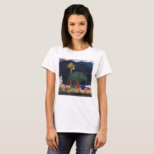 Reisposter - Santa Catalina Island, Californië T-shirt (Voorkant volledig)