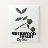 Reisposter Sherwood Forest England Legpuzzel (Verticaal)