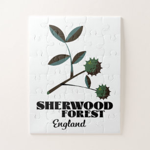 Reisposter Sherwood Forest England Legpuzzel