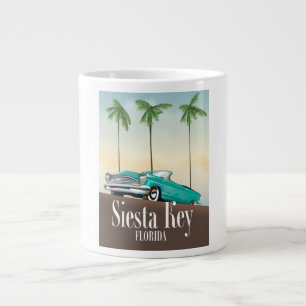 Reisposter Siesta Key Florida Grote Koffiekop