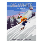 Reisposter Ski Big White resort  Perfect Poster (Voorkant)