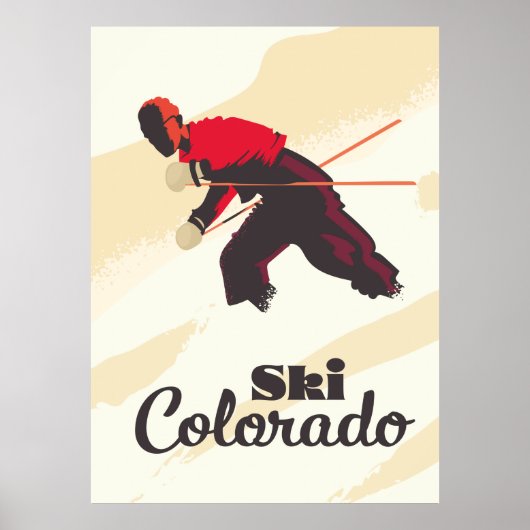 Reisposter Ski Colorado Poster (Voorkant)