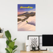 Reisposter Skigebied Mission Ridge Poster (Thuiskantoor)