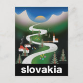 Reisposter Slowakije Briefkaart (Voorkant)