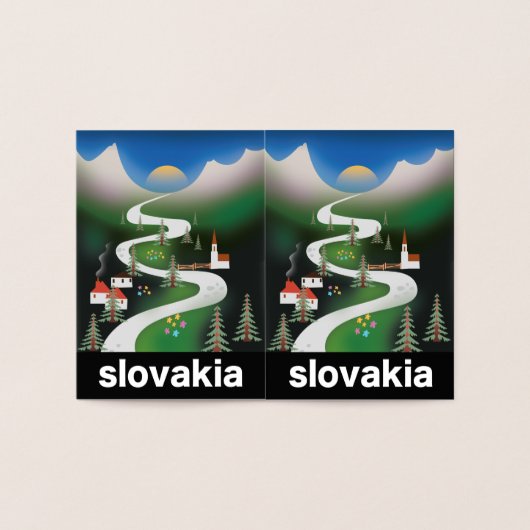 Reisposter Slowakije Folie Kaarten (Binnen)