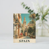 Reisposter Spanje Briefkaart (Staand voorkant)
