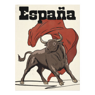Reisposter Spanje Foto Afdruk