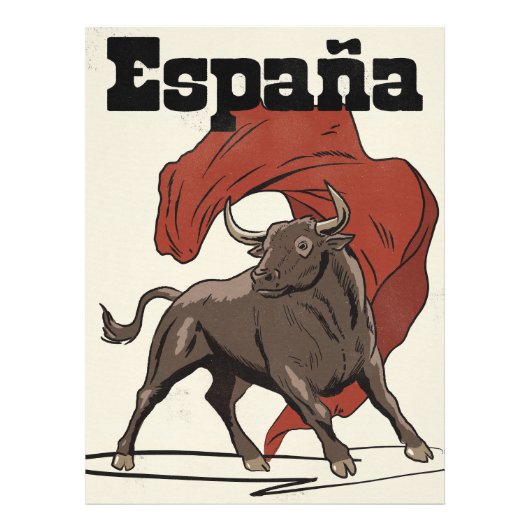 Reisposter Spanje Foto Afdruk (Voorkant)