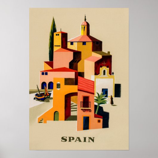 Reisposter Spanje Poster (Voorkant)