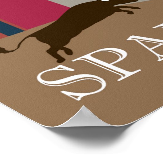 Reisposter Spanje Poster (Hoek)