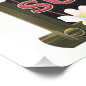 Reisposter Suðurland IJsland Foto Afdruk (Hoek)