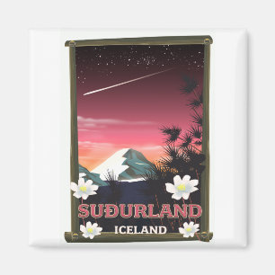 Reisposter Suðurland IJsland Magneet