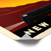 Reisposter Sunset Limited-spoorlijn Poster (Hoek)