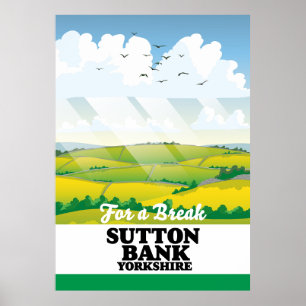 Reisposter Sutton Bank yorkshire Poster