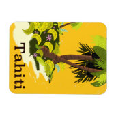 Reisposter Tahiti Retro Magneet (Horizontaal)