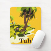 Reisposter Tahiti Retro Muismat (Met muis)