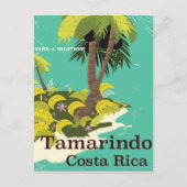 Reisposter Tamarindo Costa Rica Briefkaart (Voorkant)