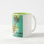Reisposter Tamarindo Costa Rica Tweekleurige Koffiemok (Voorkant rechts)