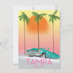 reisposter Tampa Florida Kaart