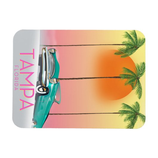  reisposter Tampa Florida Magneet (Horizontaal)