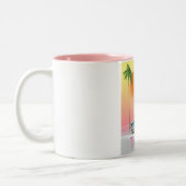 reisposter Tampa Florida Tweekleurige Koffiemok (Links)