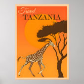 Reisposter Tanzania-Afrika Poster (Voorkant)