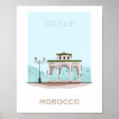 Reisposter Tetouan - marokko Poster (Voorkant)
