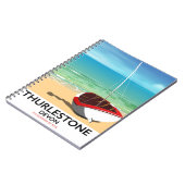 Reisposter Thurlestone South Devon Notitieboek (Linkerzijde)