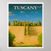 Reisposter Toscane-Italië Poster (Voorkant)
