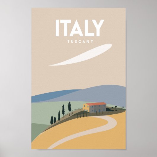 Reisposter Toscane Poster (Voorkant)