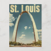 Reisposter uit het St. Louis van vroeger Briefkaart (Voorkant)