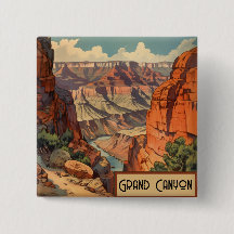Reisposter uit het verleden Grand Canyon Colorado