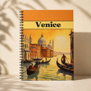 Reisposter uit het verleden - Grote Kanaal Italië Notitieboek