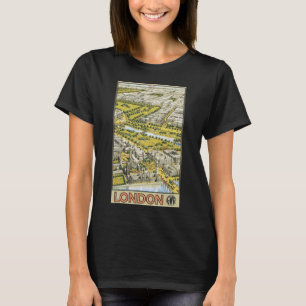Reisposter uit het verleden, Luchtbeeld van de sta T-shirt