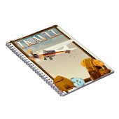 Reisposter uit het verleden notitieboek (Rechterzijde)
