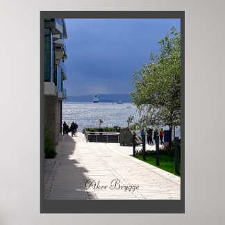 Reisposter uit Oslo, Noorwegen Poster