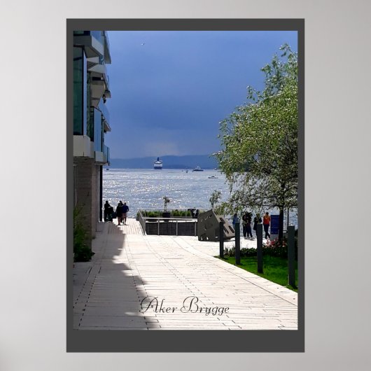 Reisposter uit Oslo, Noorwegen Poster (Voorkant)