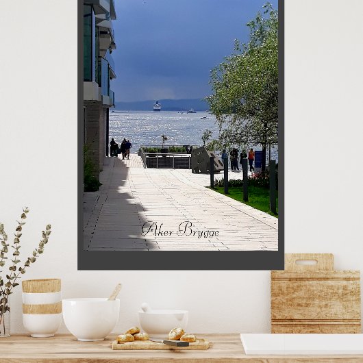 Reisposter uit Oslo, Noorwegen Poster (Keuken)